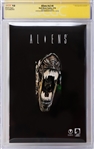 ''Aliens'' Cast-Signed Comic #4, Graded 9.8 -- Signed by 12 Key Cast Members Including Sigourney Weaver and Bill Paxton